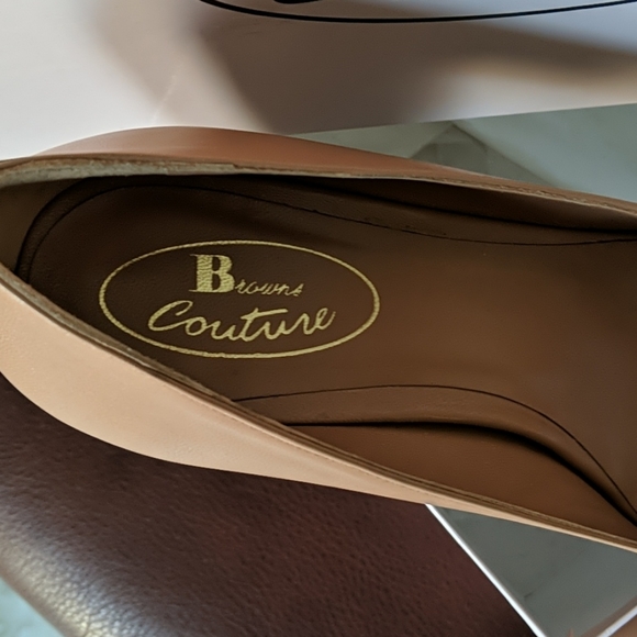 Browns couture tan shoes size 38 - Picture 2 of 3